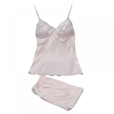 Xinhuaya Womens Pajama Sets Sexy Lingerie Satin Sleepwear Cami Shorts Set V Neck Pj Lace Nightwear S-2XL
Xinhuaya Womens Pajama Sets Sexy Lingerie Satin Sleepwear Cami Shorts Set V Neck Pj Lace Nightwear S-2XL