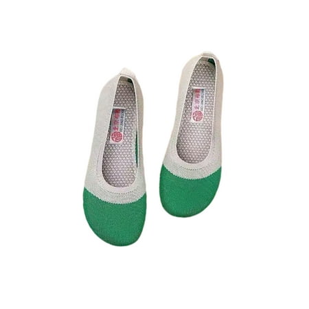 Rotosw Womens Walking Shoe Non-Slip Flats Color Block Casual Shoes Round Toe Slip On Moccasins Work Comfort Green 7.5
Rotosw Womens Walking Shoe Non-Slip Flats Color Block Casual Shoes Round Toe Slip On Moccasins Work Comfort Green 7.5