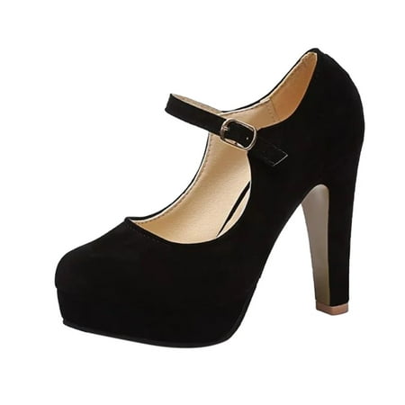 High Heels Business Shoes for Women Buckle High Heels Thick Heel Single Shoes High Heels for Women Pu 41
High Heels Business Shoes for Women Buckle High Heels Thick Heel Single Shoes High Heels for Women Pu 41