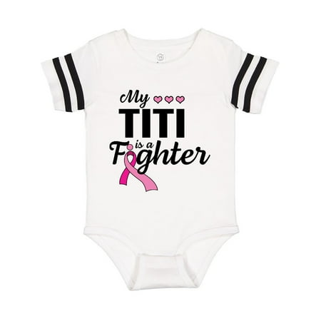 Inktastic Breast Cancer Awareness My Titi is a Fighter Gift Baby Boy or Baby Girl Bodysuit
Inktastic Breast Cancer Awareness My Titi is a Fighter Gift Baby Boy or Baby Girl Bodysuit