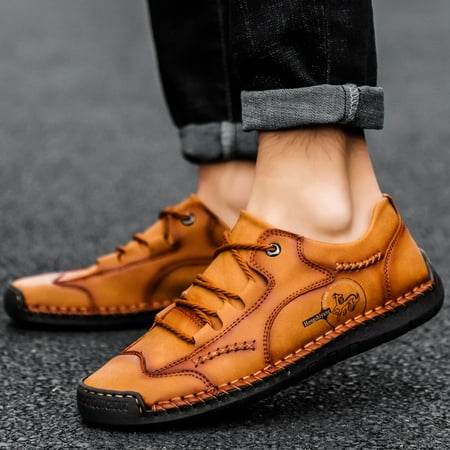Men‘s Leather Loafers Handmade Stitching Durable Non Slip Outdoor Walking Sneakers Spring And Summer
Men‘s Leather Loafers Handmade Stitching Durable Non Slip Outdoor Walking Sneakers Spring And Summer