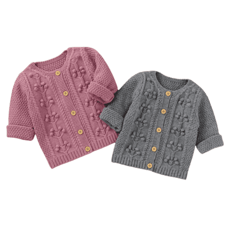 2 Pack Infant Baby Girls Boys Cardigan Crochet Sweater Toddler Knit Button up Casual Sweatshirt
2 Pack Infant Baby Girls Boys Cardigan Crochet Sweater Toddler Knit Button up Casual Sweatshirt