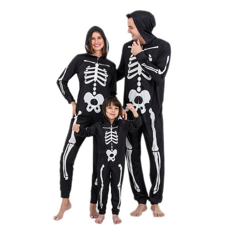 YWDJ Matching Pajamas for Family Parent-child Warm Halloween Set Printed Home Wear Hoodid Pajamas Moms Jumpsuit Black(Black Women XL)
YWDJ Matching Pajamas for Family Parent-child Warm Halloween Set Printed Home Wear Hoodid Pajamas Moms Jumpsuit Black(Black Women XL)