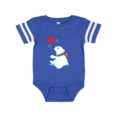 Inktastic Polar Bear With A Scarf White Bear Snowflakes Gift Baby Boy or Baby Girl Bodysuit
Inktastic Polar Bear With A Scarf White Bear Snowflakes Gift Baby Boy or Baby Girl Bodysuit