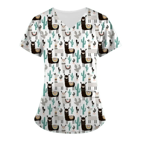 XFLWAM Easter Scrub Tops for Women Nurse Working Uniform T-Shirt Short Sleeve Medical Scrub Shirts Bunny Animal Printing Tee Blouses Green XL
XFLWAM Easter Scrub Tops for Women Nurse Working Uniform T-Shirt Short Sleeve Medical Scrub Shirts Bunny Animal Printing Tee Blouses Green XL