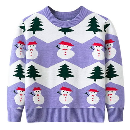 EnJoCho Toddler Boys Girls Christmas Cartoon Tree Snowman Prints Sweater Long Sleeve Warm Knitted Pullover Knitwear Tops Kids Baby Winter Trendy Clothing Xmas Holiday Party Costumes
EnJoCho Toddler Boys Girls Christmas Cartoon Tree Snowman Prints Sweater Long Sleeve Warm Knitted Pullover Knitwear Tops Kids Baby Winter Trendy Clothing Xmas Holiday Party Costumes
