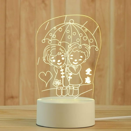 LINLIN 3D Night Light LED Night Light USB Powered LED Lights Desk Table LED Bedside Lamp for Kids Nightlight for Home Decoration
LINLIN 3D Night Light LED Night Light USB Powered LED Lights Desk Table LED Bedside Lamp for Kids Nightlight for Home Decoration