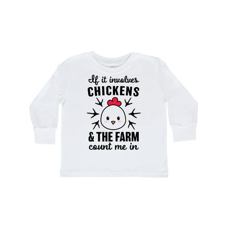 Inktastic If It Involves Chickens & The Farm Count me in Gift Toddler Boy or Toddler Girl Long Sleeve T-Shirt
Inktastic If It Involves Chickens & The Farm Count me in Gift Toddler Boy or Toddler Girl Long Sleeve T-Shirt