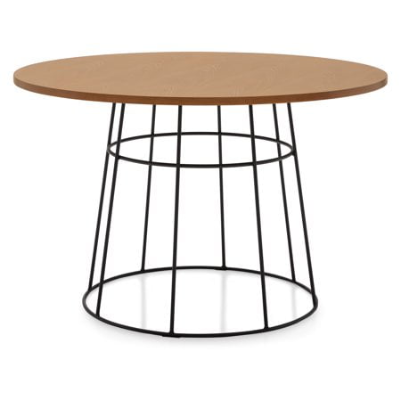 MoDRN Industrial Griffin Round Dining Table