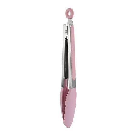 Cooking Tongs Stainless Steel and Silicone Rubber Grips with High Heat-Resistant Kitchen Utensils Cooking Utensils for Grill Salad BBQ Frying Baking pink
Cooking Tongs Stainless Steel and Silicone Rubber Grips with High Heat-Resistant Kitchen Utensils Cooking Utensils for Grill Salad BBQ Frying Baking pink