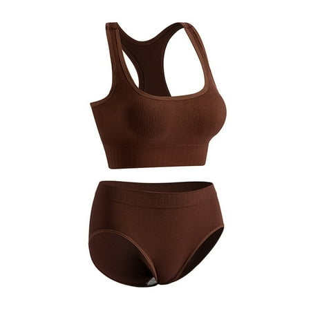 Women s Sports Bra Set Gather Together Anti-luminescence Two-piece Set