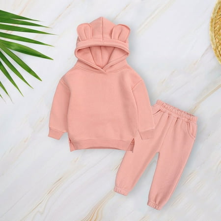 MANHUJI Kids Outfit Soft Cotton Warm Crewneck Long Sleeve Hooded Solid Color Sweatshirt Set Clothes Set for Boys or Girls Clothes for Girls 7-8 Clothes for Girls 9-10 (Pink 130)
MANHUJI Kids Outfit Soft Cotton Warm Crewneck Long Sleeve Hooded Solid Color Sweatshirt Set Clothes Set for Boys or Girls Clothes for Girls 7-8 Clothes for Girls 9-10 (Pink 130)