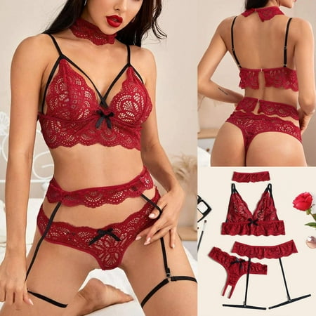 〖TOTO〗Intimates For Women Lace Wireless Bra Lingerie Set Thong With Garter Collar Sleepwear
〖TOTO〗Intimates For Women Lace Wireless Bra Lingerie Set Thong With Garter Collar Sleepwear
