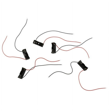 TAUOH 5Pcs 23A/A23 Battery (12V) Clip Holder Box Case Black