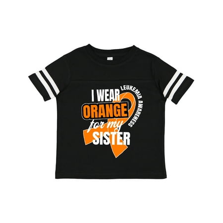 Inktastic I Wear Orange for My Sister Leukemia Awareness Gift Toddler Boy or Toddler Girl T-Shirt
Inktastic I Wear Orange for My Sister Leukemia Awareness Gift Toddler Boy or Toddler Girl T-Shirt