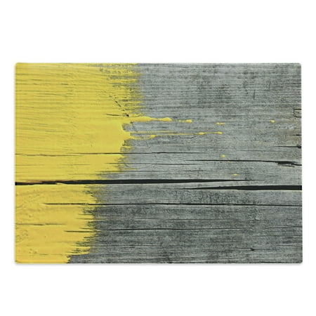 Yellow Cutting Board Wooden Board Paint Splashes Brush Stroke Grunge Design Elements Decorative Tempered Glass Cutting and Serving Board Large Size Yellow Grey by Ambesonne
Yellow Cutting Board Wooden Board Paint Splashes Brush Stroke Grunge Design Elements Decorative Tempered Glass Cutting and Serving Board Large Size Yellow Grey by Ambesonne