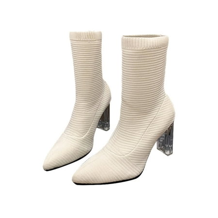 Fangasis Womens Lightweight Booties Solid Comfort Mid-Calf Boot Party Non-slip Pointed Toe Casual Boots Beige 5.5
Fangasis Womens Lightweight Booties Solid Comfort Mid-Calf Boot Party Non-slip Pointed Toe Casual Boots Beige 5.5