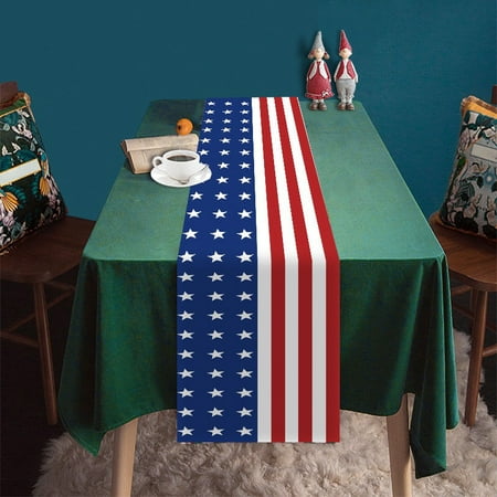 Lingouzi Independence Day 4th of July Table Runner Dresser Scarves Linen Burlap Table Runners Cloth for Dinner Holiday Party Kitchen Decor Patriotic American Flag 13x70inch
Lingouzi Independence Day 4th of July Table Runner Dresser Scarves Linen Burlap Table Runners Cloth for Dinner Holiday Party Kitchen Decor Patriotic American Flag 13x70inch