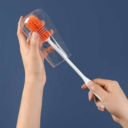 Bottles Cups Cleaning Brush with Soft Bristles and Long Handle for Tea Glasses Water Bottles
Bottles Cups Cleaning Brush with Soft Bristles and Long Handle for Tea Glasses Water Bottles