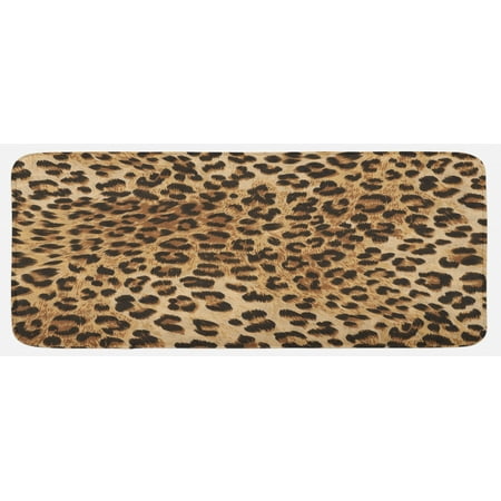Leopard Print Kitchen Mat Skin Pattern of a Wild Safari Animal Powerful Panthera Big Cat Plush Decorative Kitchen Mat with Non Slip Backing 47 X 19 Brown Beige by Ambesonne
Leopard Print Kitchen Mat Skin Pattern of a Wild Safari Animal Powerful Panthera Big Cat Plush Decorative Kitchen Mat with Non Slip Backing 47 X 19 Brown Beige by Ambesonne