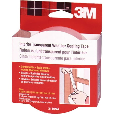 3M 1-1-2 In. x 30 Ft. Clear Weatherseal Tape 2110 2110 275352