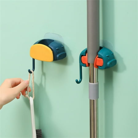 jiaroswwei Mop Organizer Holder Self-adhesive Strong Loading Silicone ABS Plastic Punch Free Mop Hanging Hook for Bathroom
jiaroswwei Mop Organizer Holder Self-adhesive Strong Loading Silicone ABS Plastic Punch Free Mop Hanging Hook for Bathroom