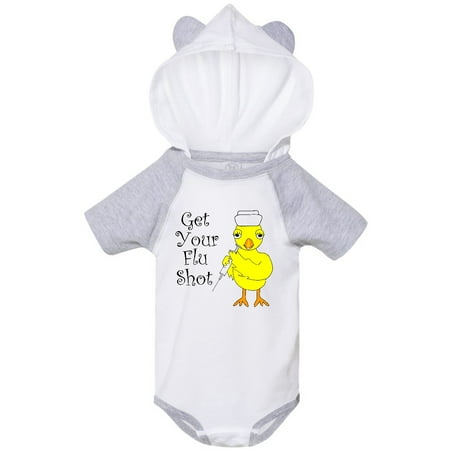 Inktastic Nurse Flu Shot Chick Gift Baby Boy or Baby Girl Bodysuit