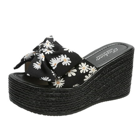 Awdenio Summer Slippers for Women Ladies Fish Mouth Flower Bow Knot Sandals Comfortable Thick Sole Slippers
Awdenio Summer Slippers for Women Ladies Fish Mouth Flower Bow Knot Sandals Comfortable Thick Sole Slippers