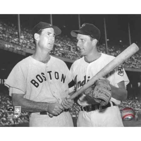 Ted Williams & Ralph Kiner 1955 Posed Photo Print