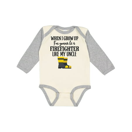 Inktastic Future Firefighter Like My Uncle Gift Baby Boy or Baby Girl Long Sleeve Bodysuit
Inktastic Future Firefighter Like My Uncle Gift Baby Boy or Baby Girl Long Sleeve Bodysuit
