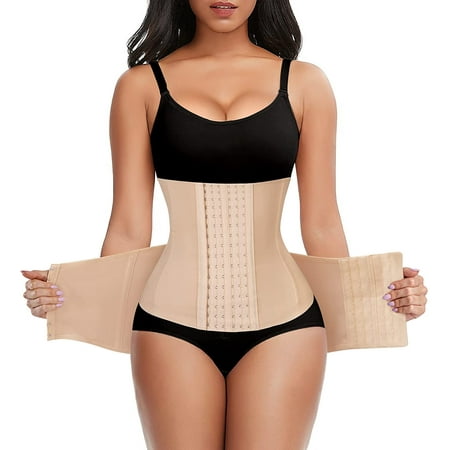 Junlan 2 in 1 Postpartum Belly Wrap Girdle C-section Recovery Belly Belt Pelvis Belt Waist Trainer Tummy Control for Women(Beige 2XL)
Junlan 2 in 1 Postpartum Belly Wrap Girdle C-section Recovery Belly Belt Pelvis Belt Waist Trainer Tummy Control for Women(Beige 2XL)