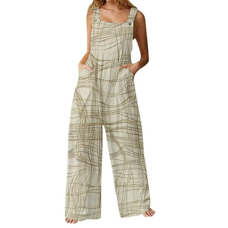Womens Jumpsuit Clearance Pattern Wide Leg Pants Bib Pants Coverall With Pockets Button Bodysuit One-Piece Leotard Plus Size Cargo Pants Shapewear Bodysuit Brown Xxl
Womens Jumpsuit Clearance Pattern Wide Leg Pants Bib Pants Coverall With Pockets Button Bodysuit One-Piece Leotard Plus Size Cargo Pants Shapewear Bodysuit Brown Xxl