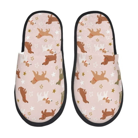 Honeii Star Cute Dog print Slippers Memory Foam House Bedroom Slippers for Women and Men Fuzzy Plush Comfy Faux Fur Lined Slide Shoes-Large
Honeii Star Cute Dog print Slippers Memory Foam House Bedroom Slippers for Women and Men Fuzzy Plush Comfy Faux Fur Lined Slide Shoes-Large