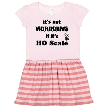 Inktastic It s Not Hoarding if it s HO Scale Gift Toddler Girl Dress