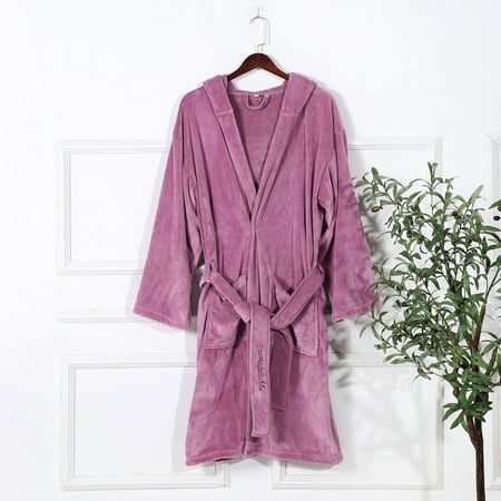 Microfiber Bathrobe 2 Pockets Design Water Absorption Light Breathable Extra Large Bath Wrap Towel for Men and Women Purple 120cm
Microfiber Bathrobe 2 Pockets Design Water Absorption Light Breathable Extra Large Bath Wrap Towel for Men and Women Purple 120cm