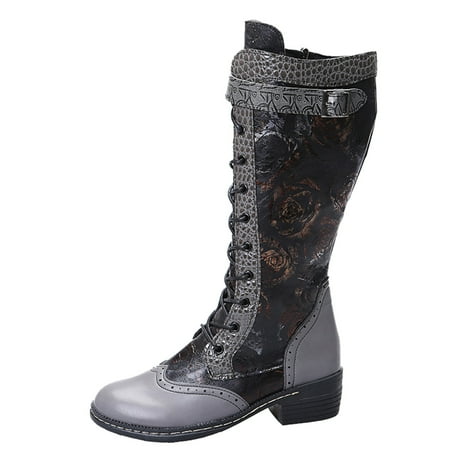 WANYNG Zipper Combat Retro Heels Boots Women s Shoes High Breathable Fashion Women s Boots Lane Womens Cowboy Boots Mid Calf Boots for Men Steel Toe
WANYNG Zipper Combat Retro Heels Boots Women s Shoes High Breathable Fashion Women s Boots Lane Womens Cowboy Boots Mid Calf Boots for Men Steel Toe