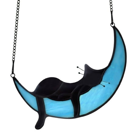 ZTTD Moon Cat Cat Sleeps On The Moon Colored Glass Pendant Acrylic Pendant Creative Pendant Interesting Pendant A
ZTTD Moon Cat Cat Sleeps On The Moon Colored Glass Pendant Acrylic Pendant Creative Pendant Interesting Pendant A