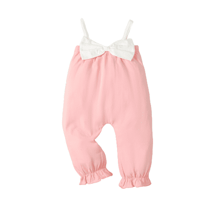 Mikrdoo Newborn Girls Bodysuits Straps 9 Months Baby Girls Summer Solid Color 12 Months Baby Girls Bow Jumpsuits Pink
Mikrdoo Newborn Girls Bodysuits Straps 9 Months Baby Girls Summer Solid Color 12 Months Baby Girls Bow Jumpsuits Pink
