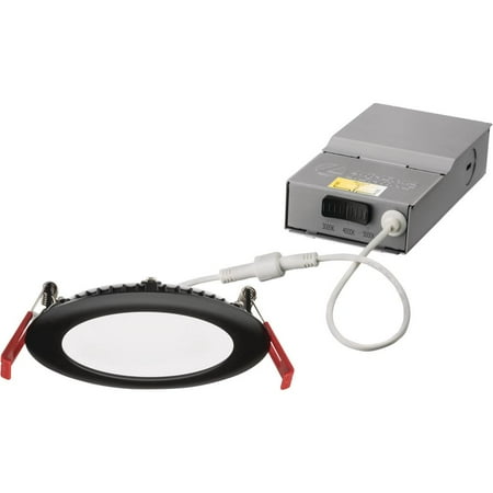 Lithonia Lighting Wafer 4 in. Matte Black Selectable New Construction/Remodel Recessed Integrated LED Kit (NEW OPEN BOX)
Lithonia Lighting Wafer 4 in. Matte Black Selectable New Construction/Remodel Recessed Integrated LED Kit (NEW OPEN BOX)