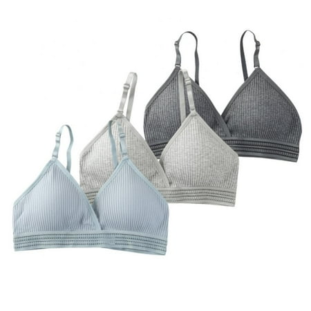 Bras for Women Pack of 3 Bralettes for Women Padded Sports Bras for Women