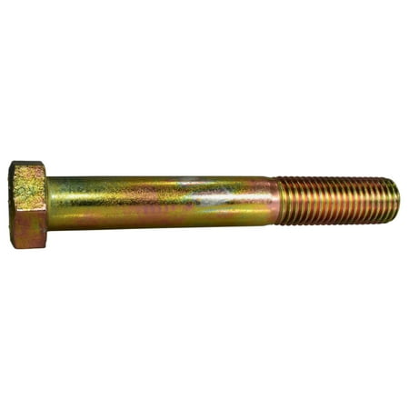 1-1/8 -7 x 8 Zinc Plated Grade 8 Steel Coarse Thread Hex Cap Screws (2 pcs.)