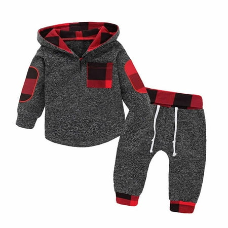Efsteb Toddler Baby Boys Girs Fall Winter Clothes Sets Casual Long Sleeve Button Hooded Sweatshirts Tops Drawstring Long Pants Outfits Sets
Efsteb Toddler Baby Boys Girs Fall Winter Clothes Sets Casual Long Sleeve Button Hooded Sweatshirts Tops Drawstring Long Pants Outfits Sets