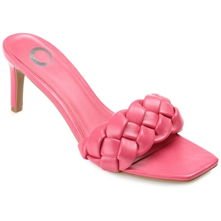 Journee Collection Womens Hattie Tru Comfort Foam Open Toe Mid Stiletto Pumps
