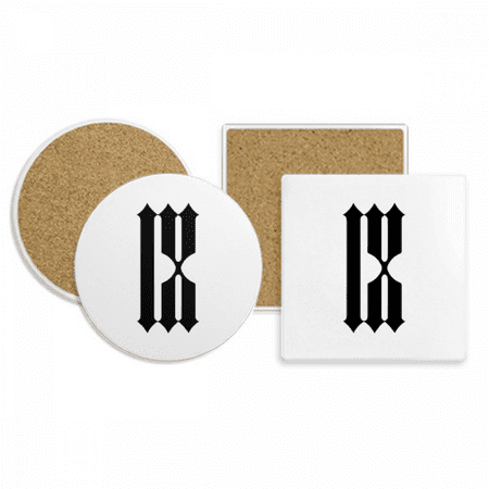 roman numerals nine in black coaster cup mug holder absorbent stone cork base set
roman numerals nine in black coaster cup mug holder absorbent stone cork base set