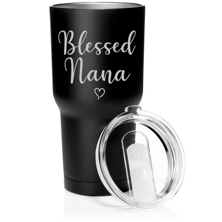 Smooth Body Tumbler Stainless Steel Vacuum Insulated Travel Mug Cup Gift Blessed Nana (30 oz Matte Black)
Smooth Body Tumbler Stainless Steel Vacuum Insulated Travel Mug Cup Gift Blessed Nana (30 oz Matte Black)