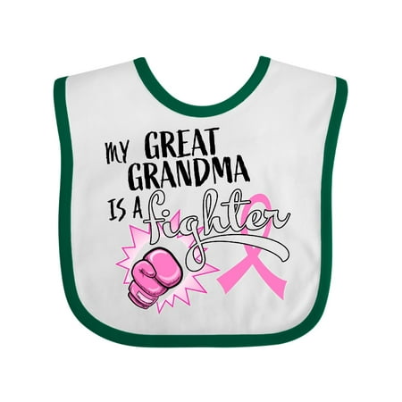 Inktastic My Great Grandma is a Fighter- Breast Cancer Awareness Gift Baby Boy or Baby Girl Bib
Inktastic My Great Grandma is a Fighter- Breast Cancer Awareness Gift Baby Boy or Baby Girl Bib