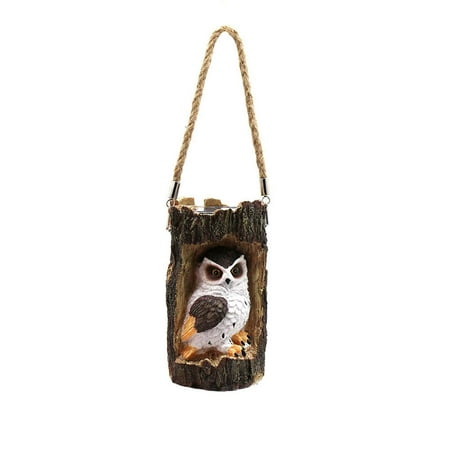 Creative Solar Owl Hanging Light Resin Owl Solar LED Garden Lamp Waterproof Chandelier Hemp Rope Hanging Lantern for Outdoor Garden
Creative Solar Owl Hanging Light Resin Owl Solar LED Garden Lamp Waterproof Chandelier Hemp Rope Hanging Lantern for Outdoor Garden