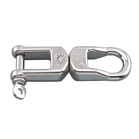 HEAVY DUTY EYE & JAW SWIVELS 316 STAINLESS STEEL 5/16 (S0155-HD08)