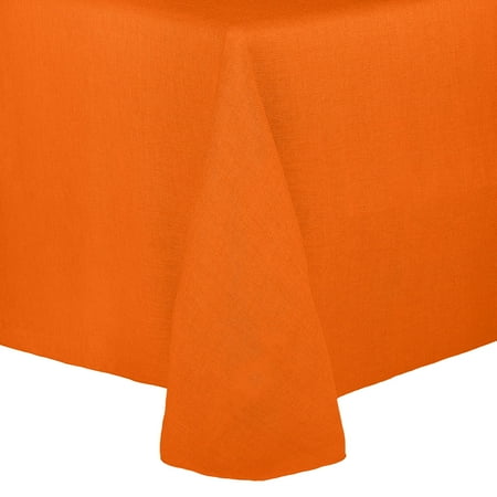 Ultimate Textile Faux Burlap - Havana 70 x 104-Inch Oval Tablecloth