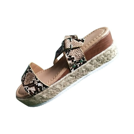Inkach New Comfortable Hemp Rope Wedges With Light Bottom Nail Fish Mouth Sandals
Inkach New Comfortable Hemp Rope Wedges With Light Bottom Nail Fish Mouth Sandals